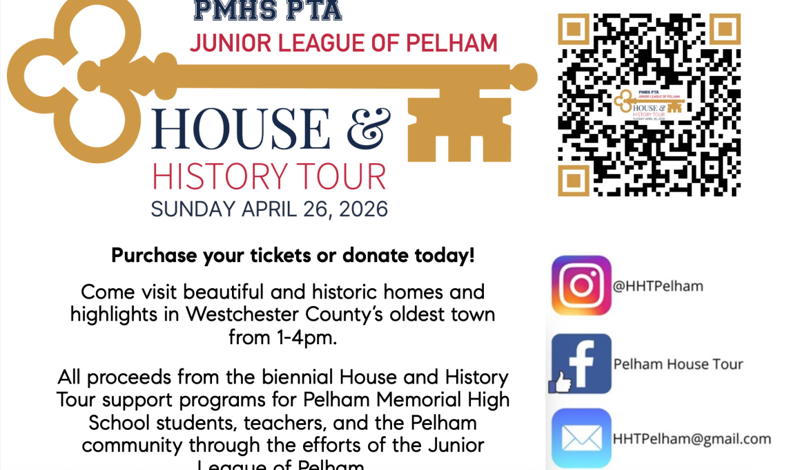 image describing the house and history tour with QR code